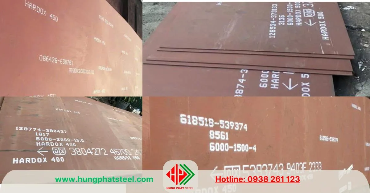 Thép tấm chịu mài mòn (Hardox)