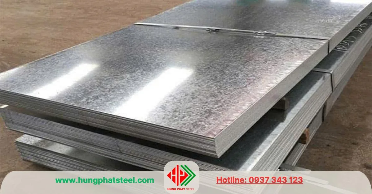 Thép tấm mạ kẽm nhúng nóng 