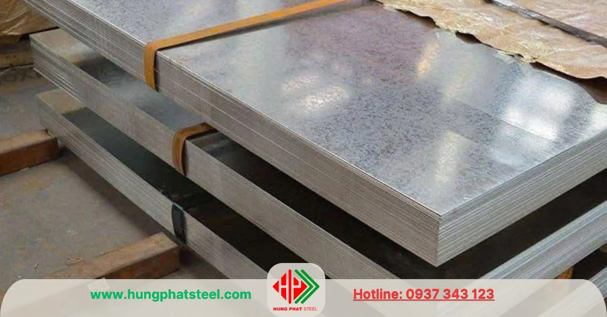 Thép tấm mạ kẽm nhúng nóng 