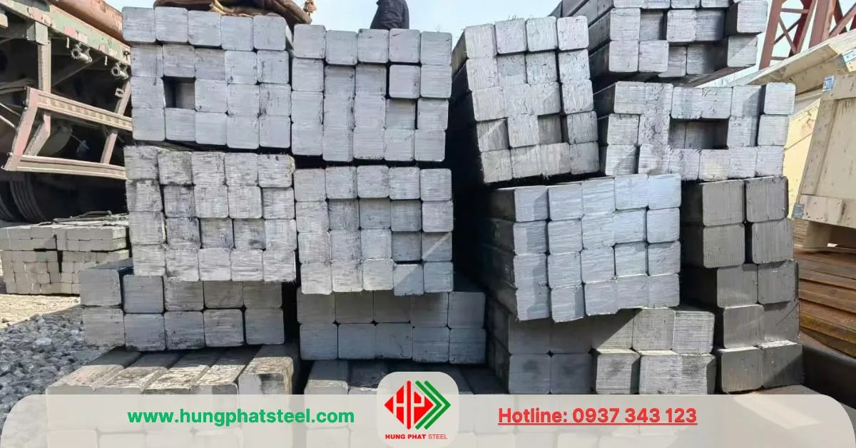 Thép vuông đặc 60x60 (sắt vuông đặc)
