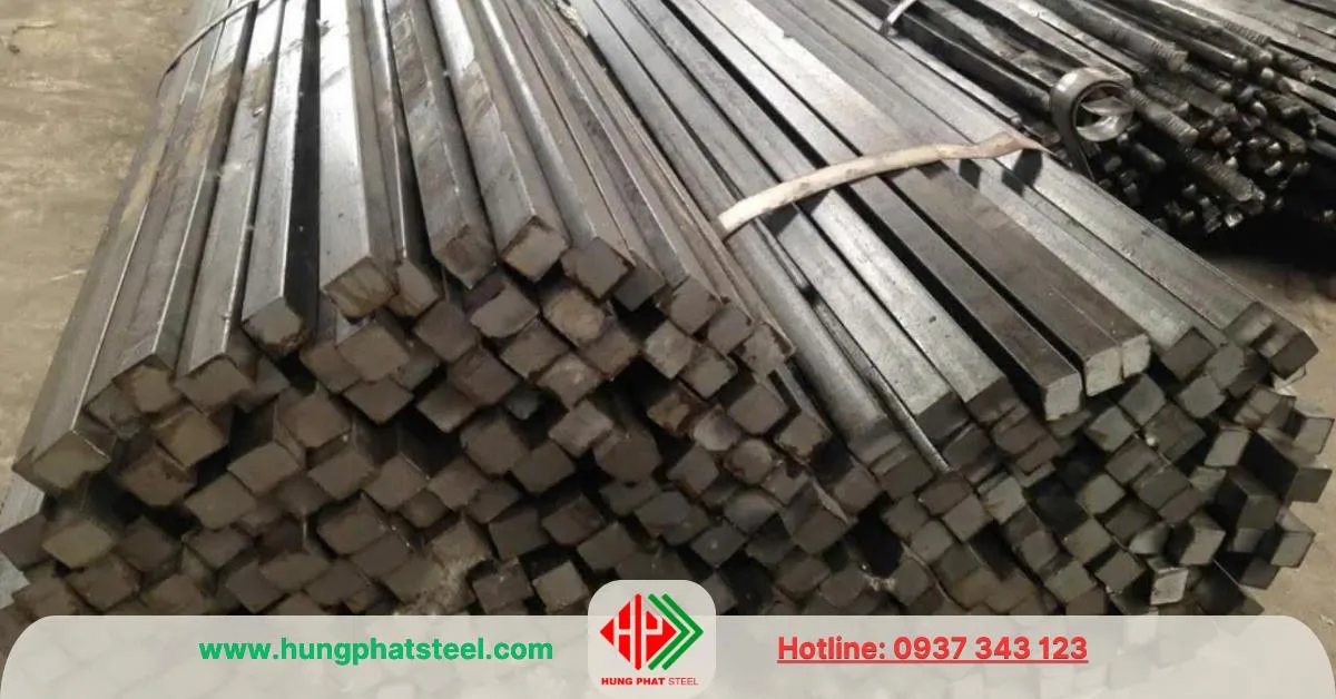 Thép vuông đặc 60x60 (sắt vuông đặc)