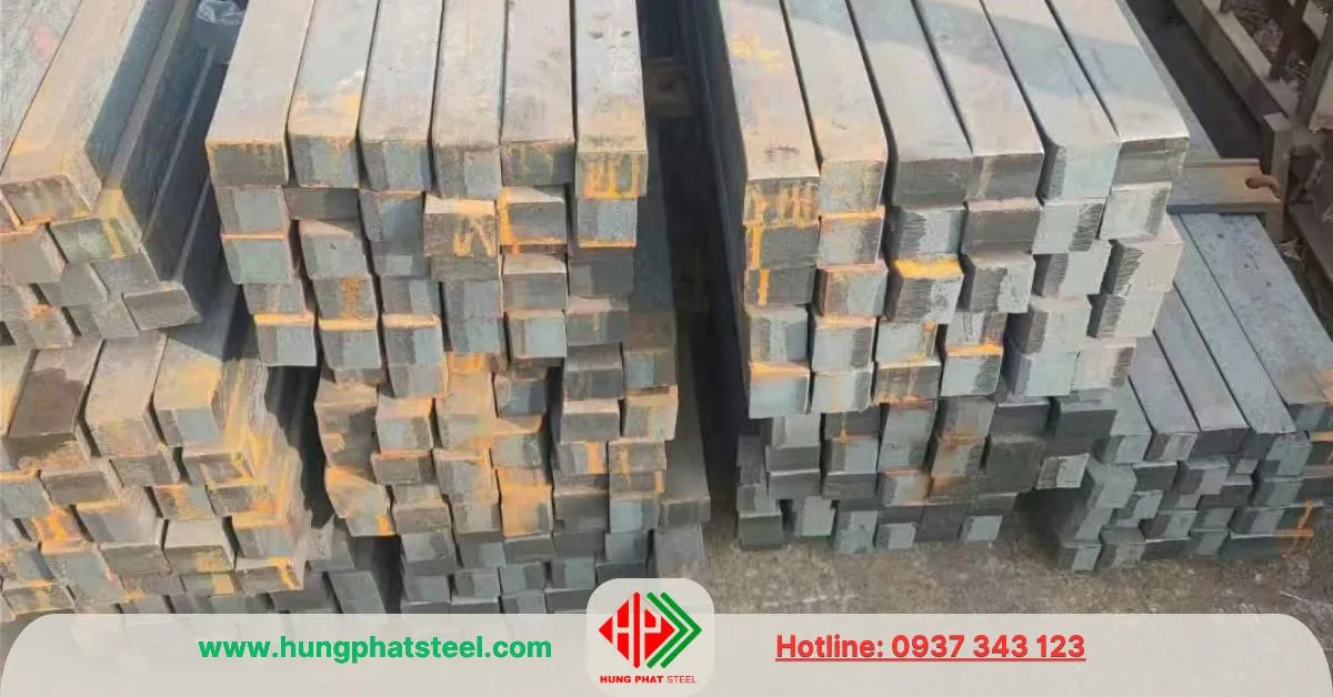 Thép vuông đặc 60x60 (sắt vuông đặc)