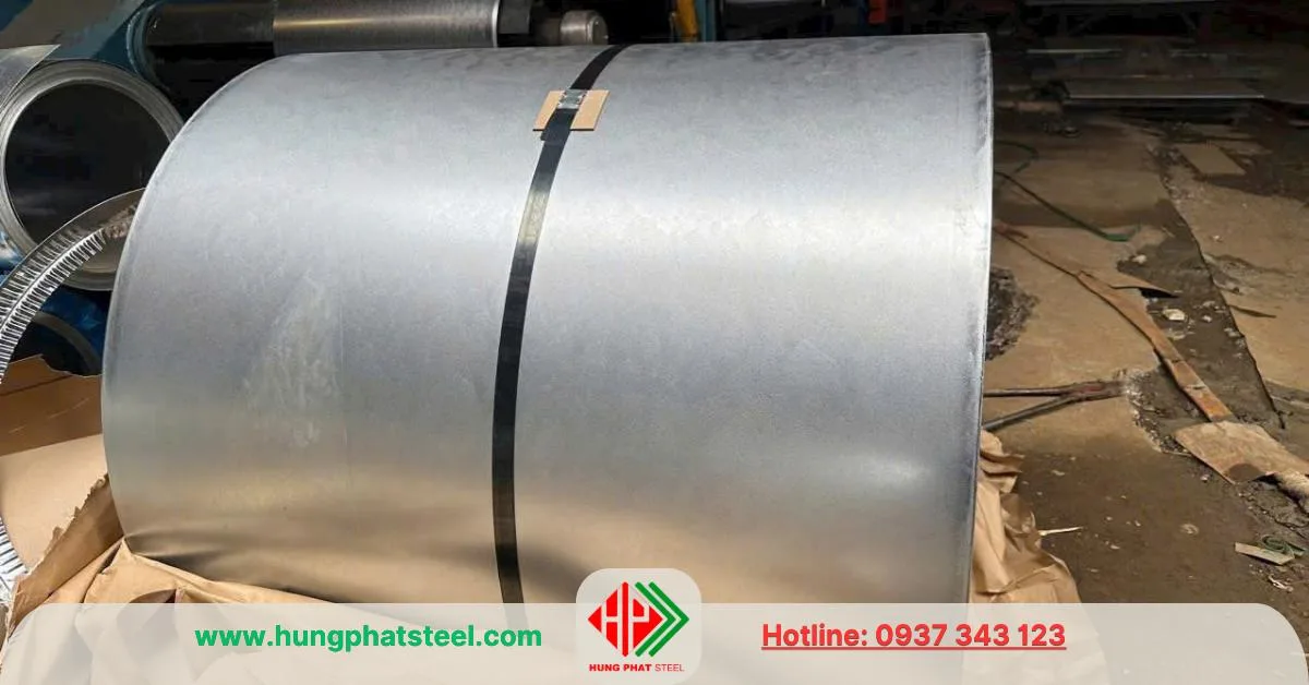 Tôn kẽm phân phối bởi Thép Hùng Phát