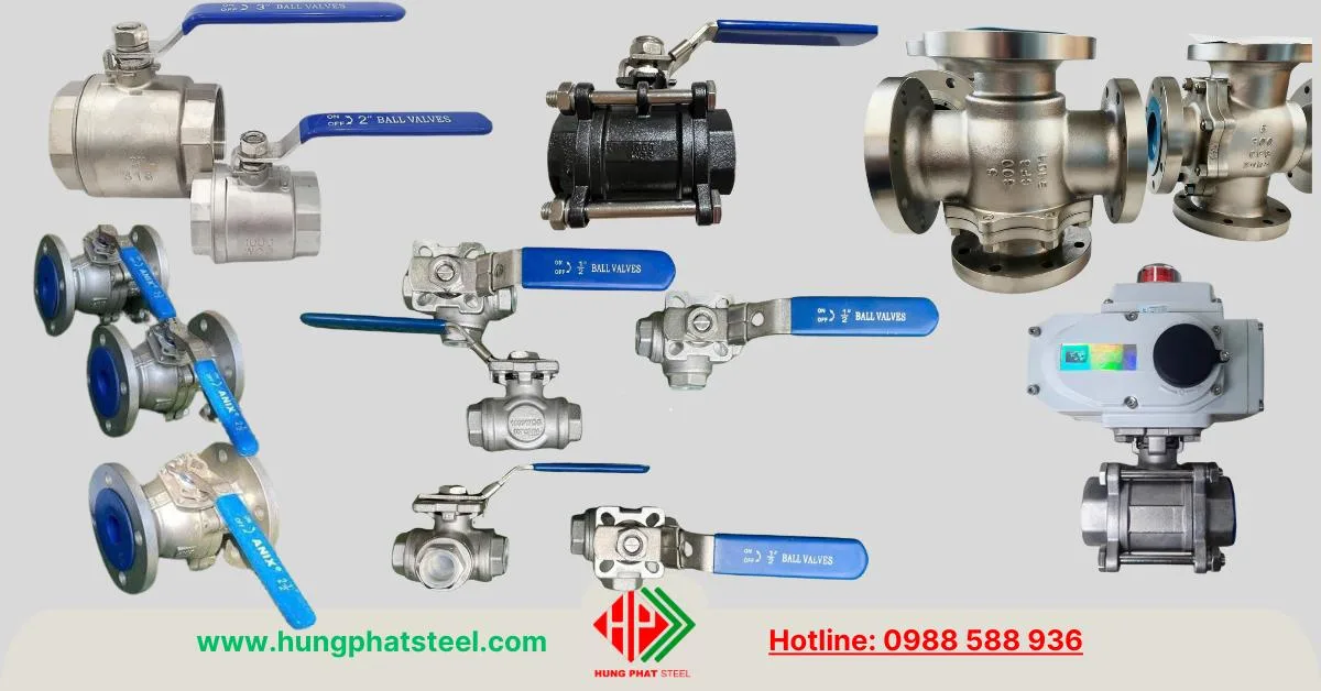 Các loại van bi (Ball Valve)