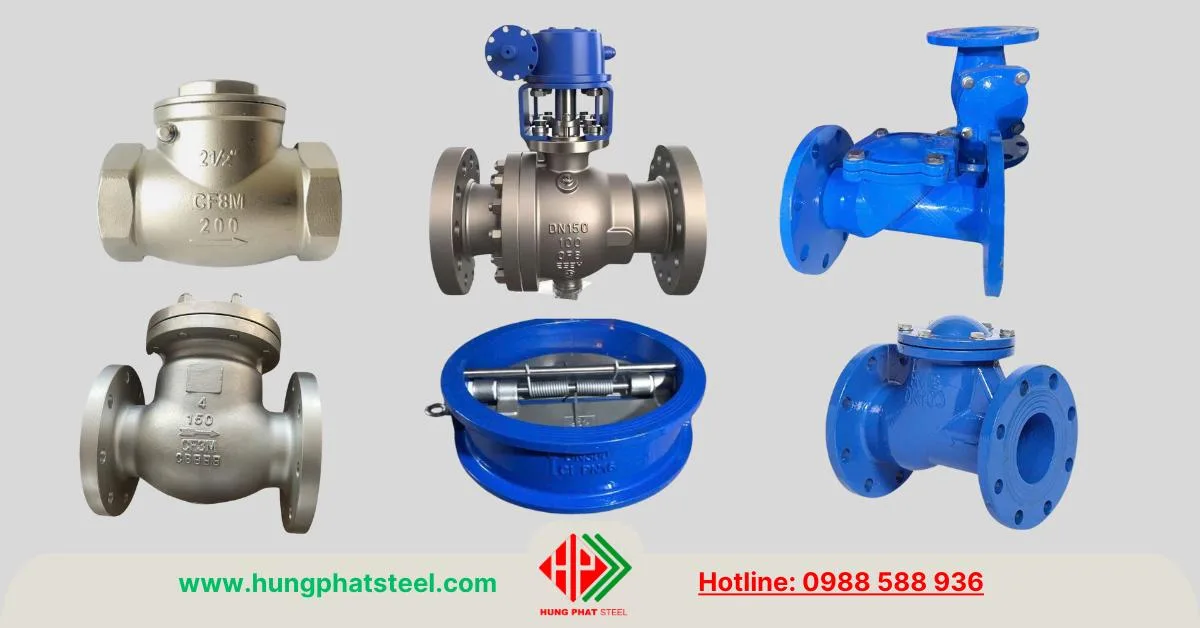 Các loại van một chiều (Check valve)