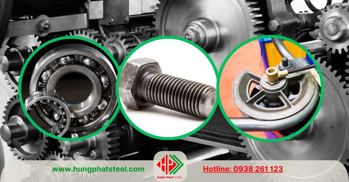 Có mặt nhiều trong cơ khí chế tạo