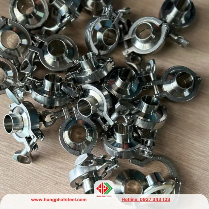 Cùm lem inox (cùm clamp)