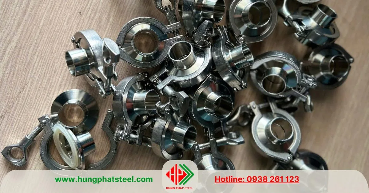 Cùm lem inox (cùm clamp)