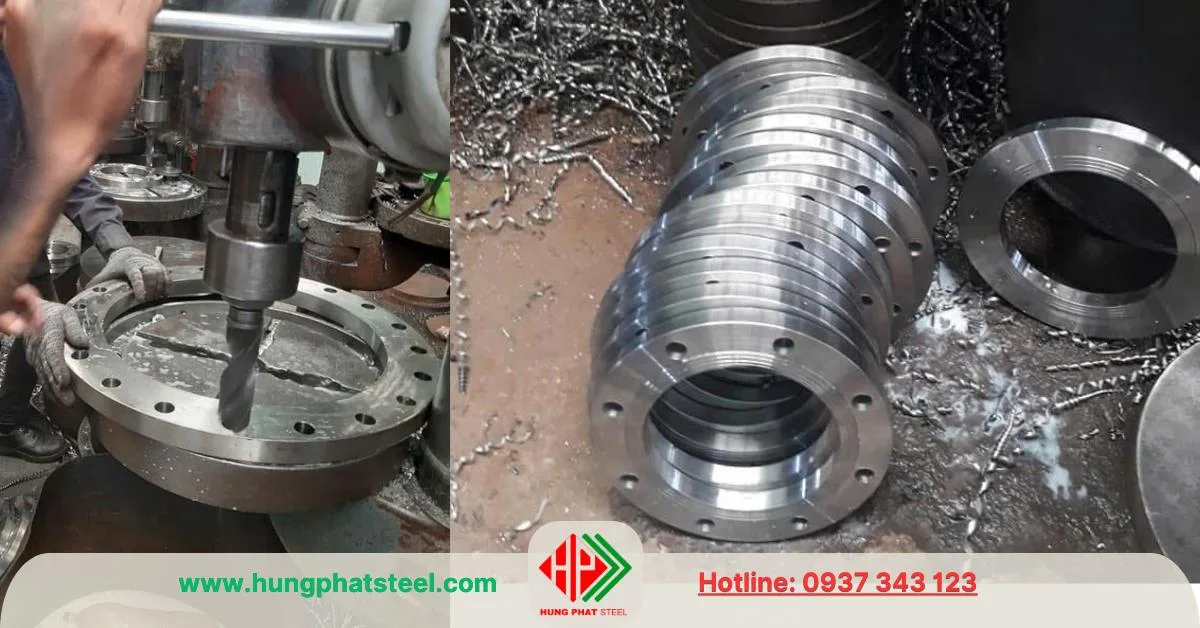Gia công mặt bích