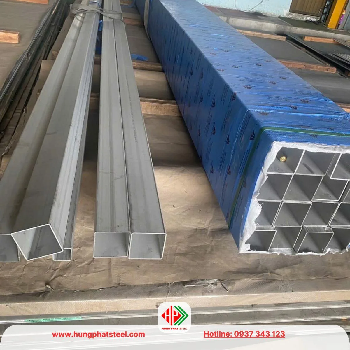 Hộp INOX 304 công nghiệp 150x150 dài 6m