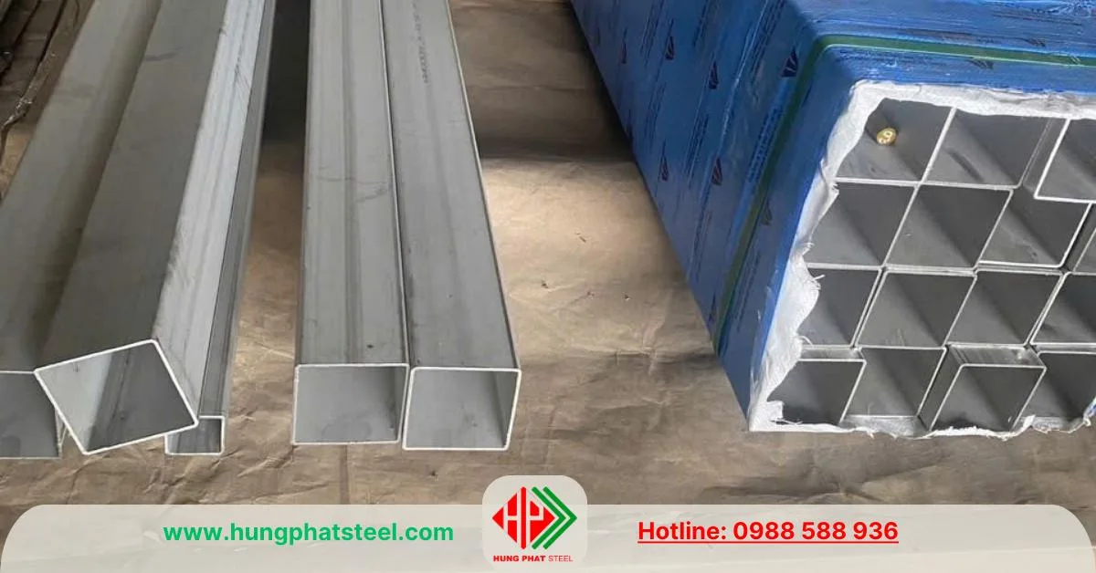 Hộp INOX 304 công nghiệp 150x150 dài 6m