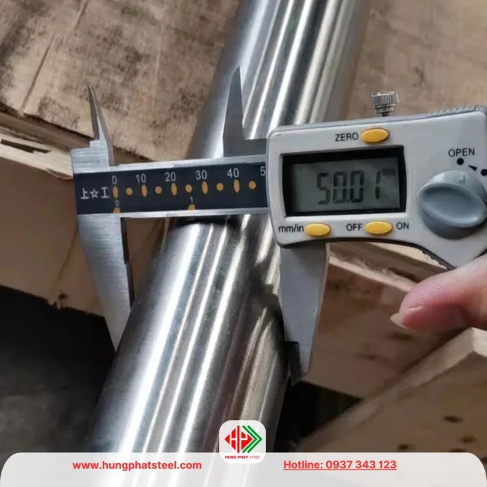 INOX Tròn đặc phi 50 (láp Inox D50)