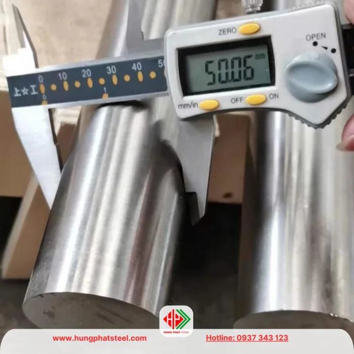 INOX Tròn đặc phi 50 (láp Inox D50)
