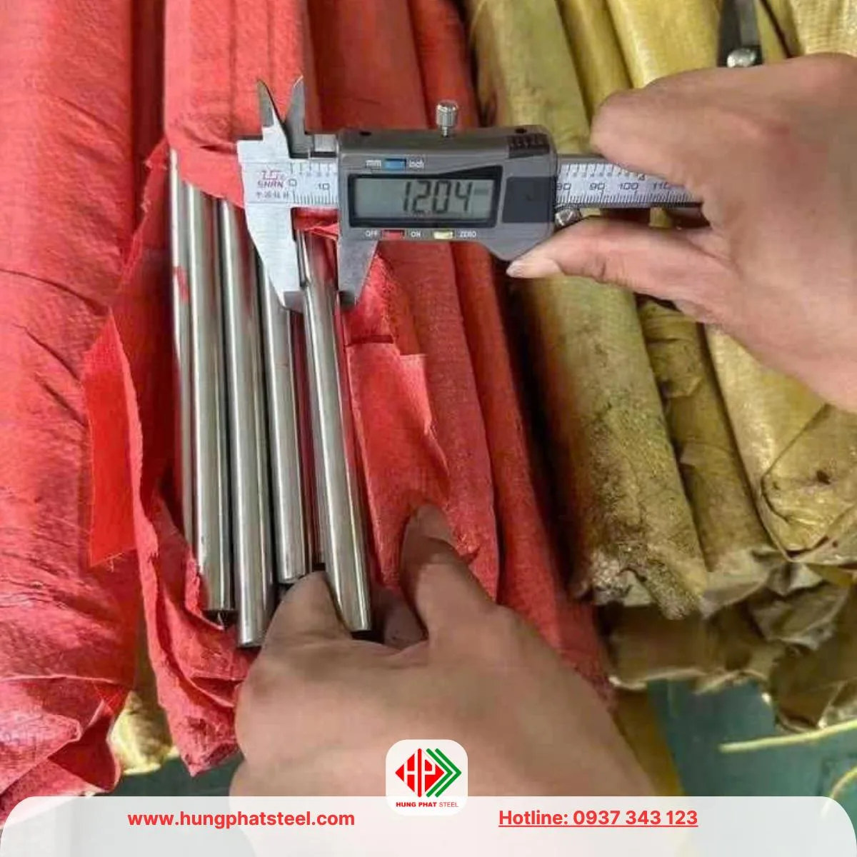 INOX tròn đặc phi 12 (láp inox D12)