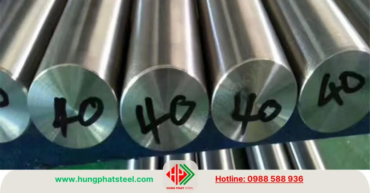 INOX tròn đặc phi 40 (Láp inox D40)