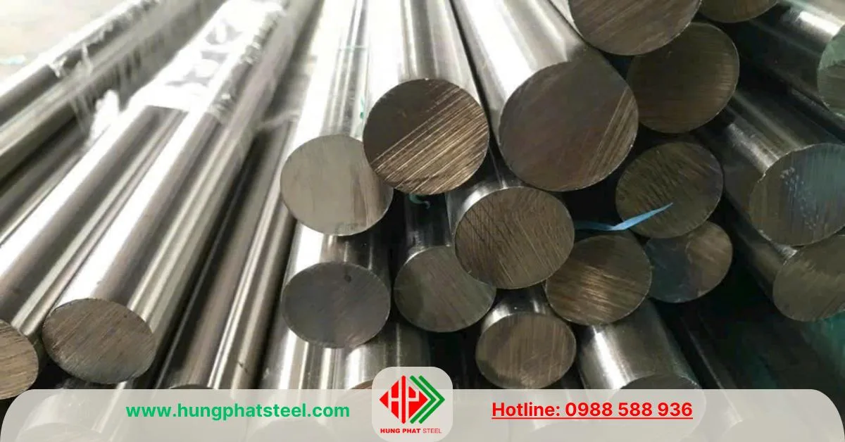 INOX tròn đặc phi 75 (láp inox D75)