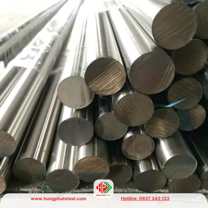 INOX tròn đặc phi 75 (láp inox D75)