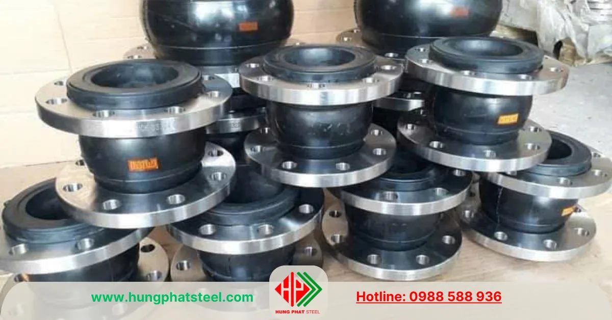 Khớp nối cao su mặt bích inox
