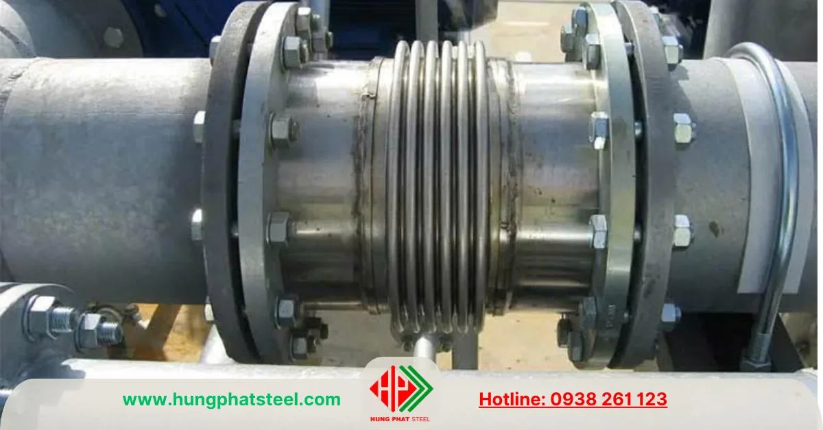 Khớp nối giãn nở được ứng dụng nhiều trong các ngành công nghiệp