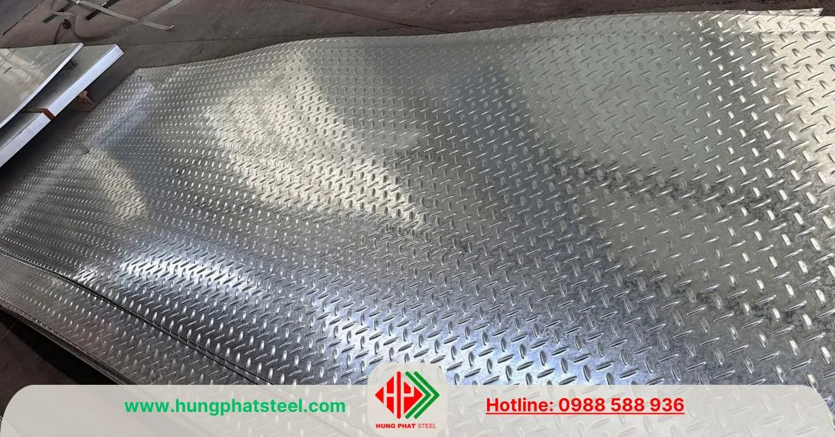 Mạ kẽm thép tấm gân 3ly theo yêu cầu