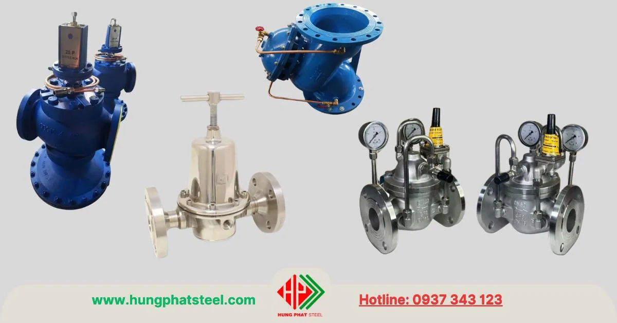 Một số loại valve giảm áp
