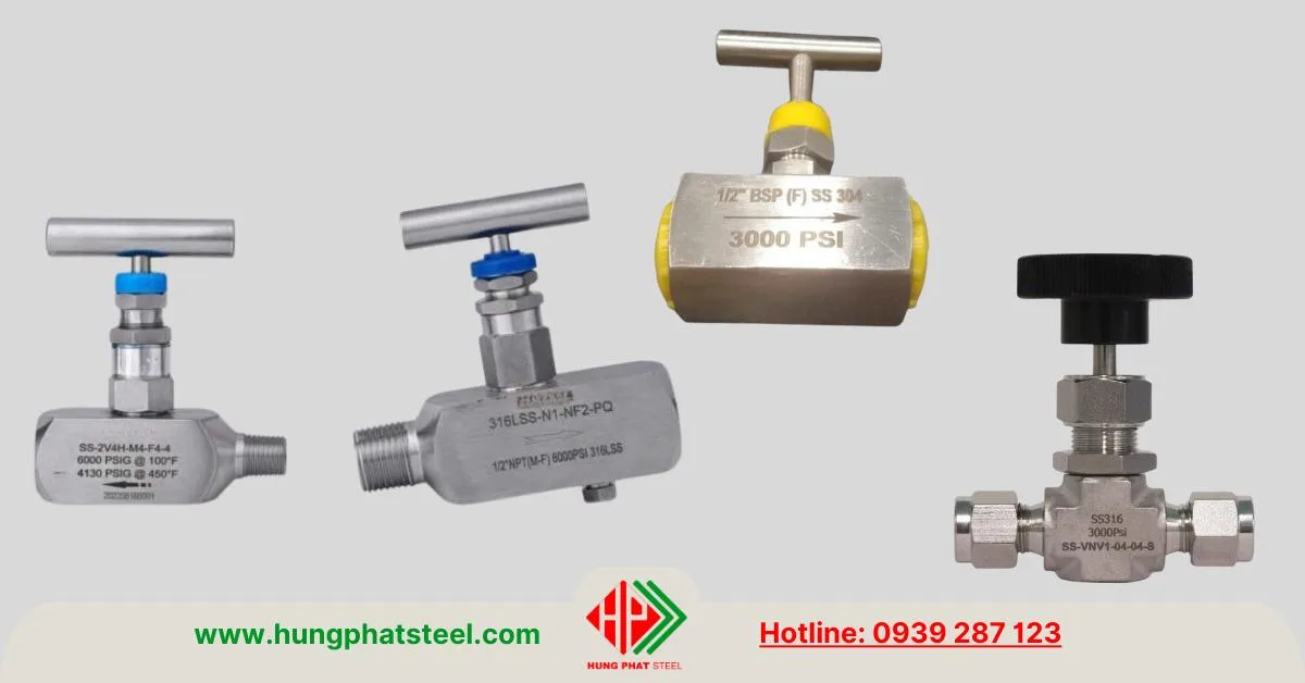Một số loại van kim thông dụng (Neddle Valve)
