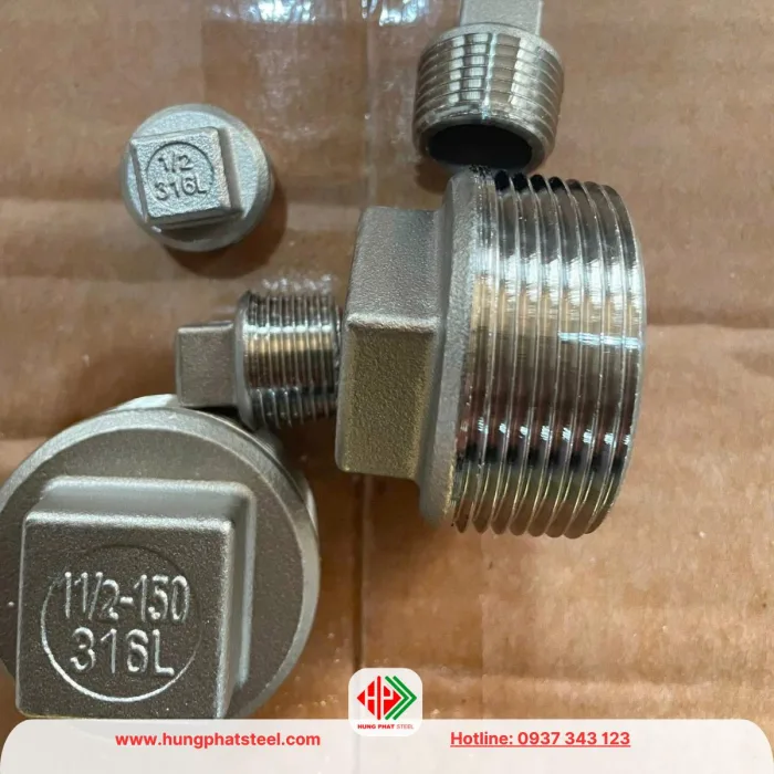 Nút bịt ren inox 316