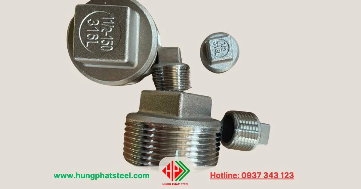 Nút bịt ren inox 316