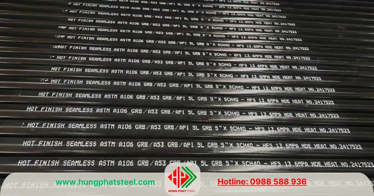 Ống thép đúc ASTM A106 A53 API5L
