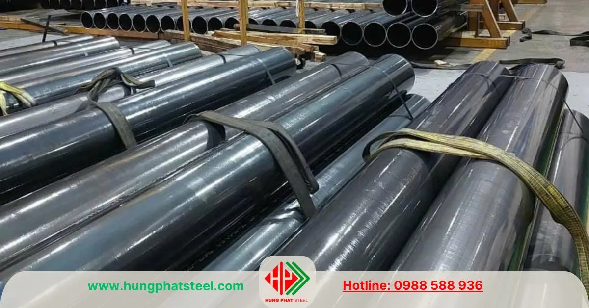 Ống thép đúc phủ sơn đen 