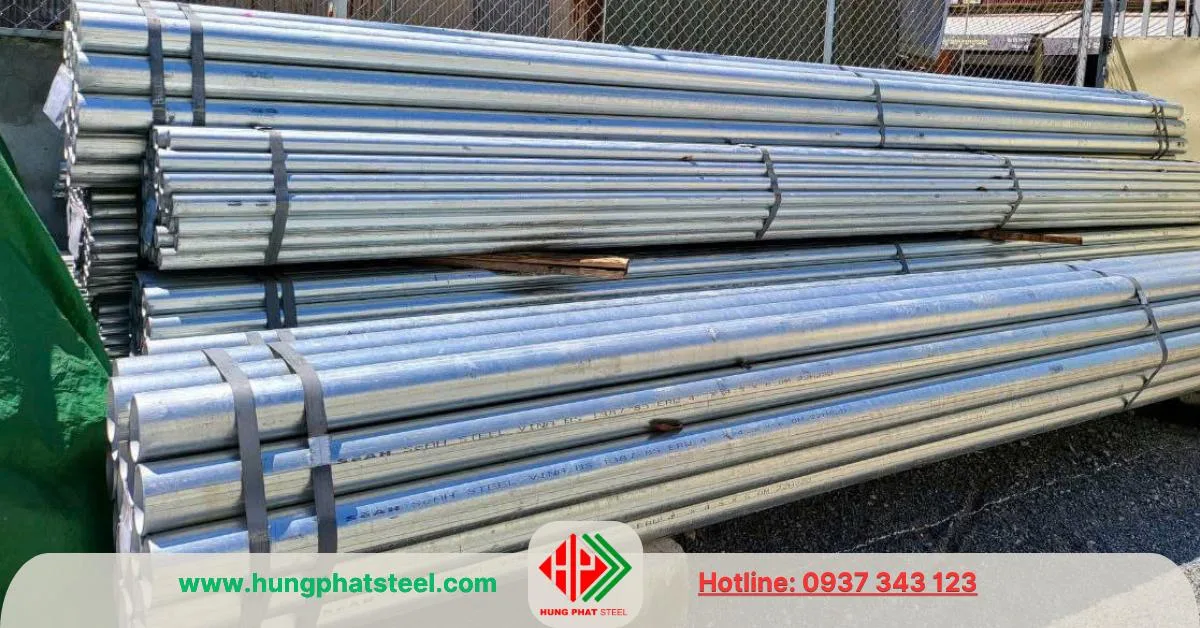 Ống thép mạ kẽm SeAH