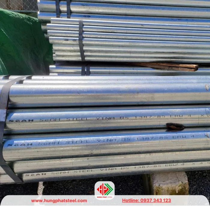Ống thép mạ kẽm SeAH