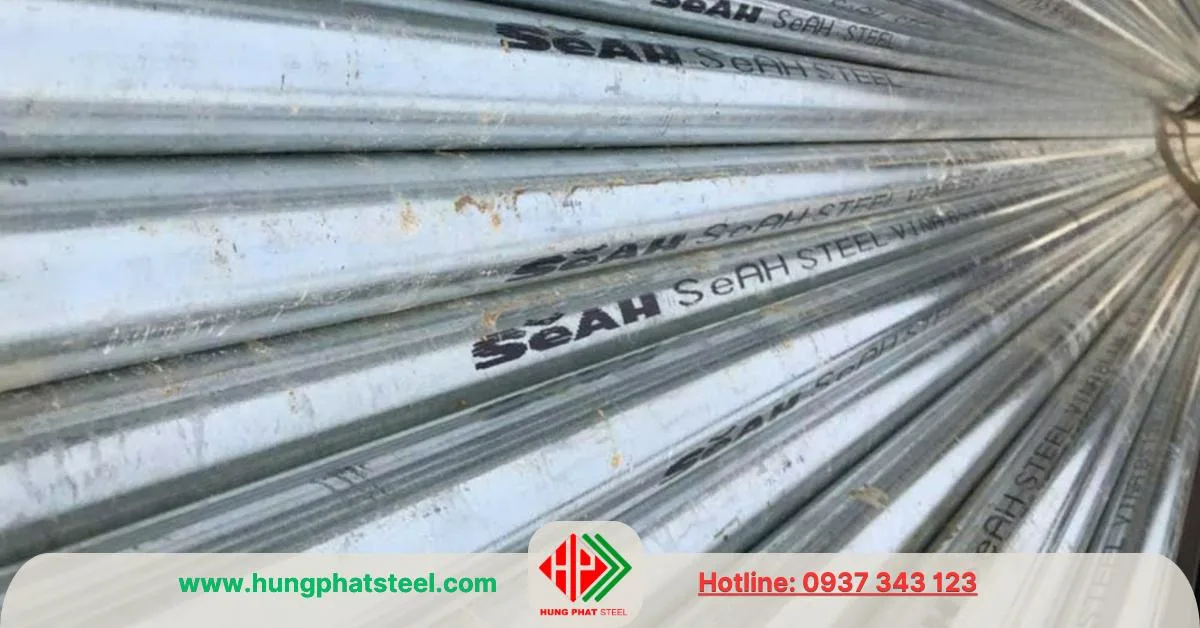 Ống thép mạ kẽm SeAH