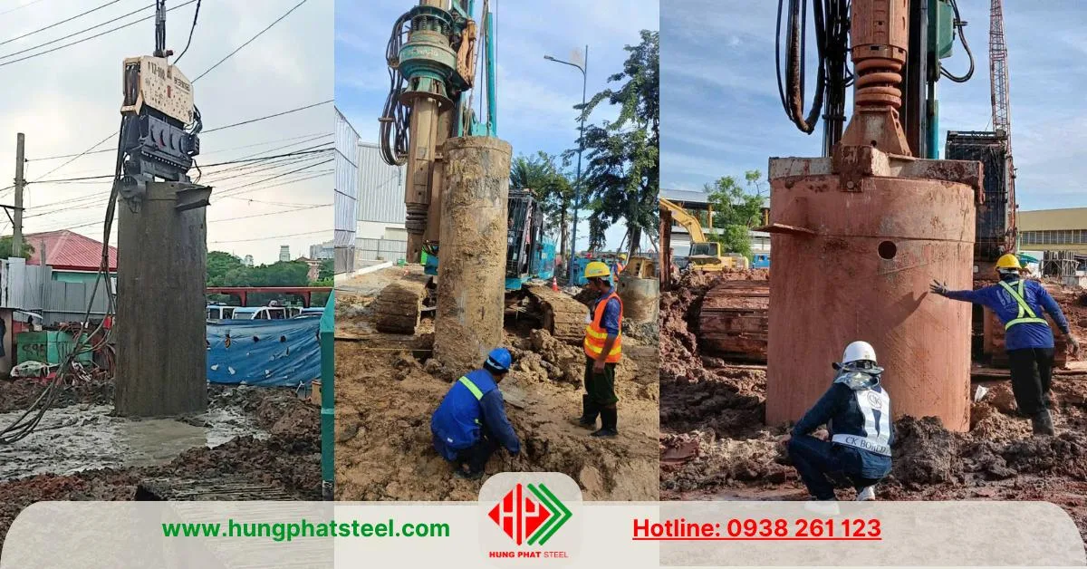 Ống vách (Casing) trong thi công cọc khoan nhồi