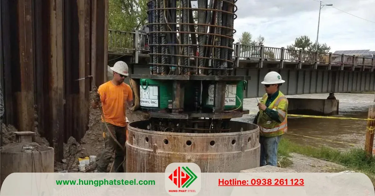 Ống vách thép cọc khoan nhồi