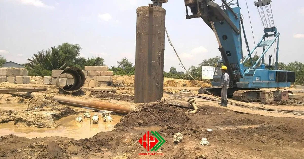 Sự cố lệch nghiêng cọc khoan nhồi