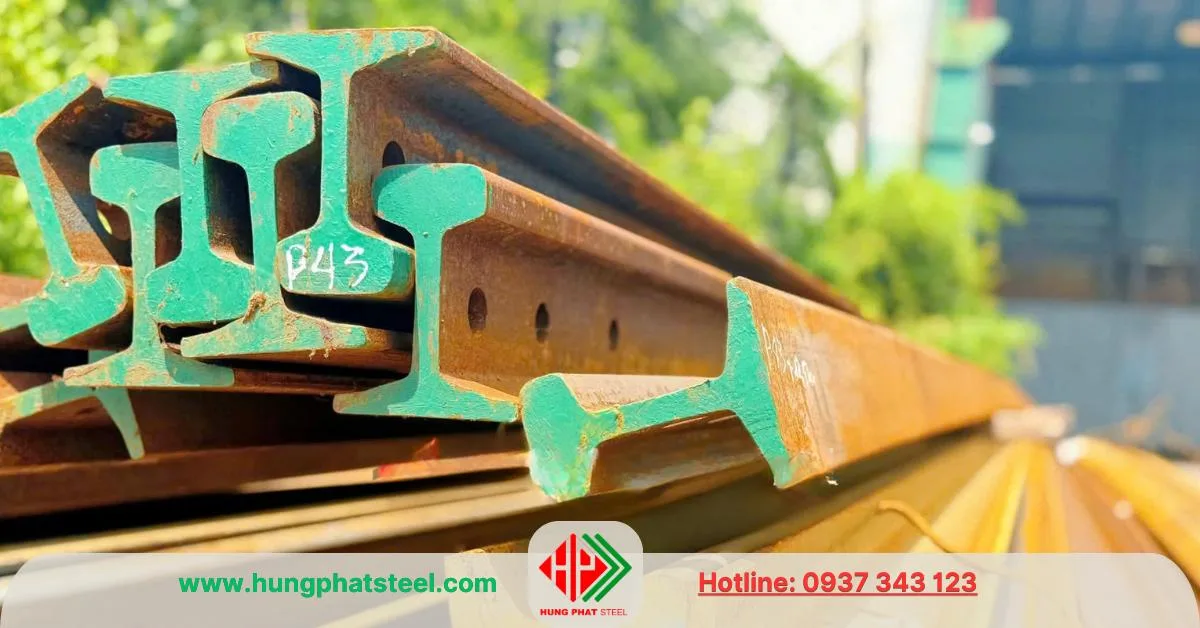 Thép Ray P43 (sắt ray tàu P43)