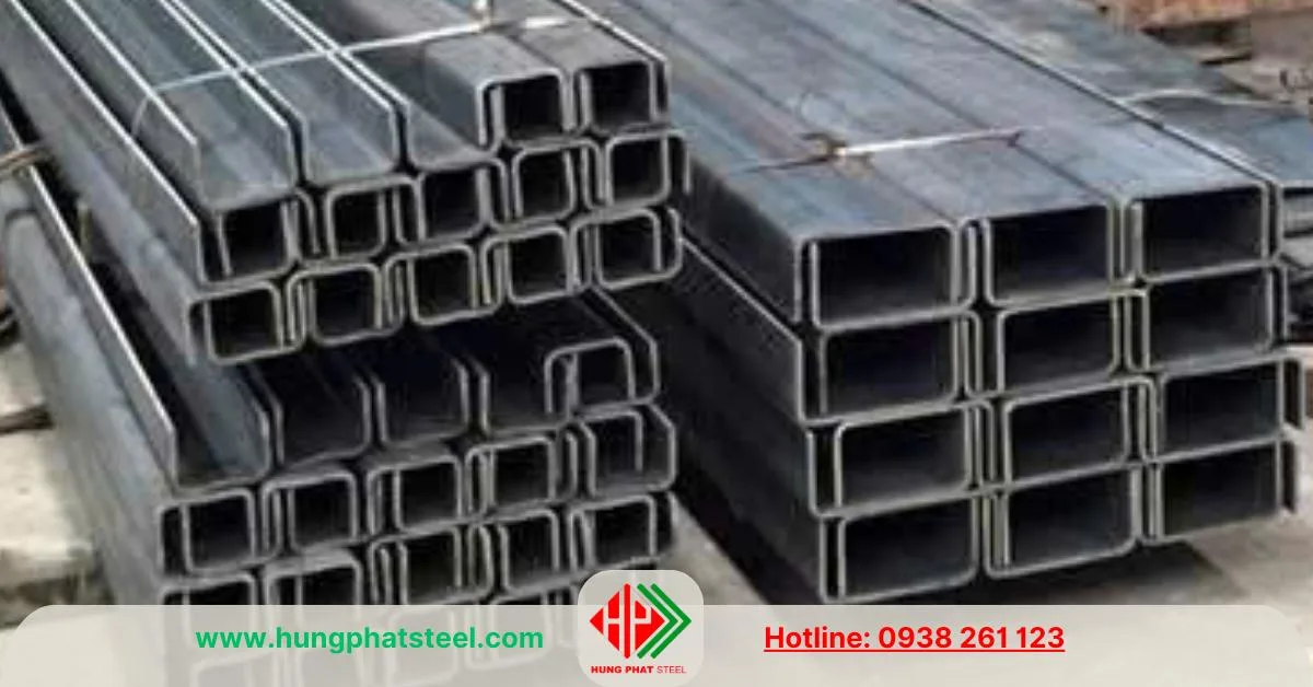 Thép U50 chấn từ thép tấm theo độ dày và chiều dài yêu cầu