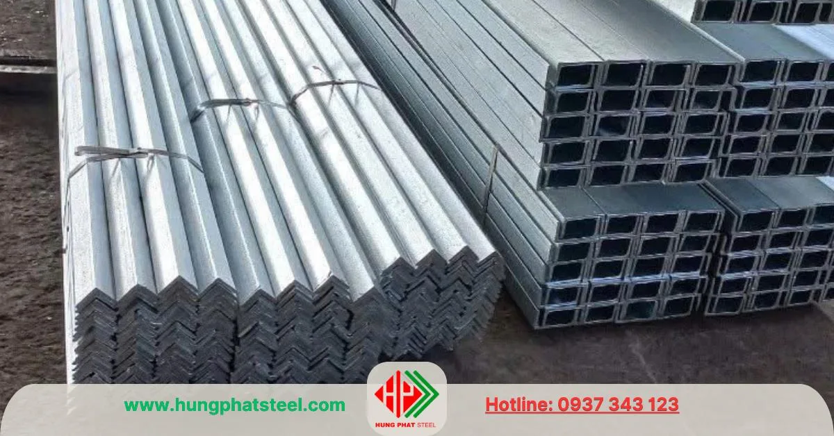 Thép V- Vinaone - mạ kẽm từ 2-5 ngày