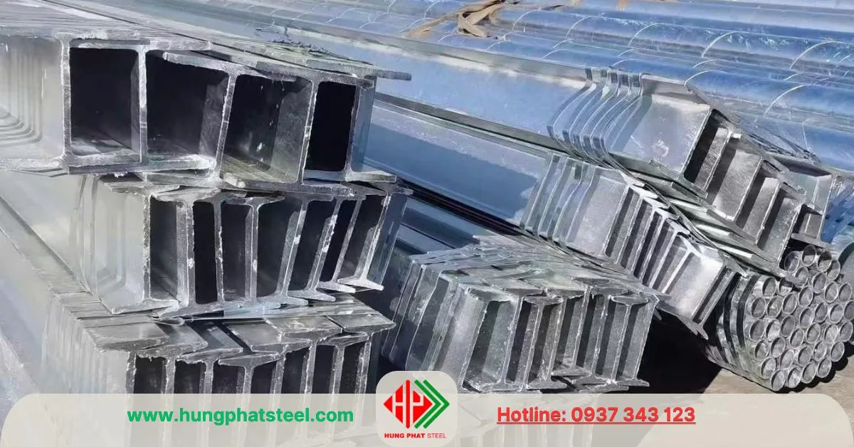 Thép hình I mạ kẽm thep yêu cầu từ 2-4 ngày