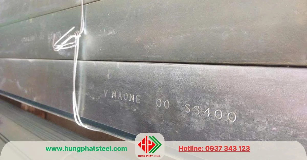 Thép hình U Vinaone mạ kẽm nhúng nóng