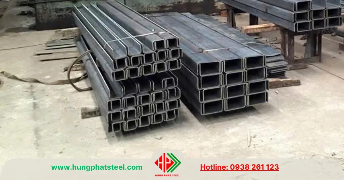 Thép hình U được chấn từ tôn thép phẳng