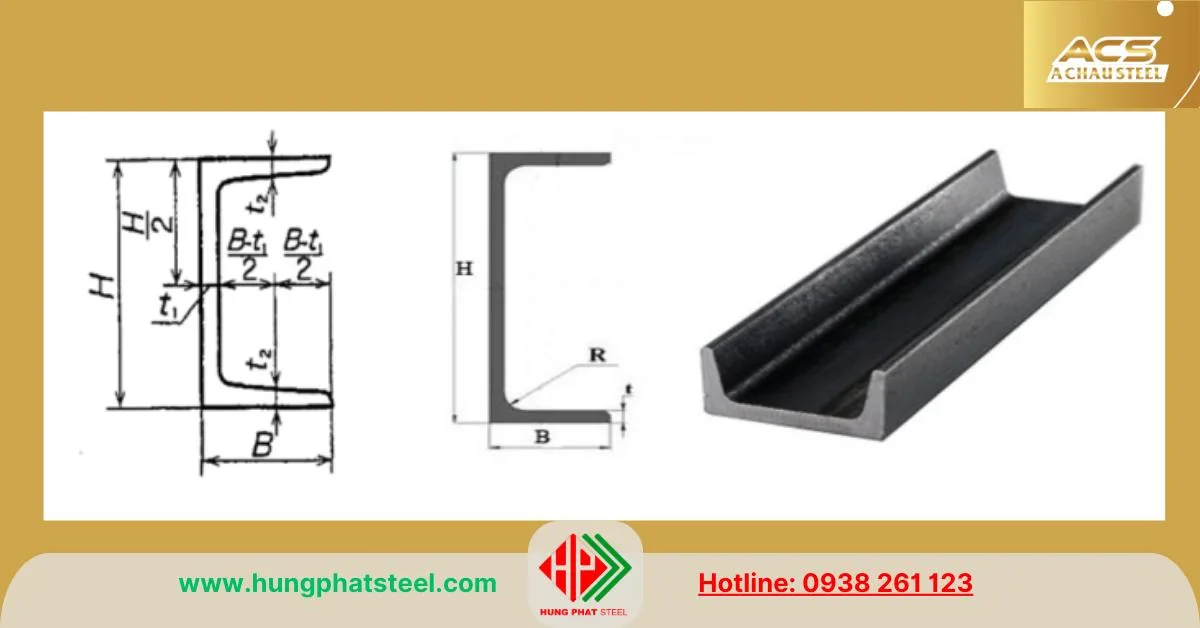 Thép hình U thương hiệu Á Châu (ACS)