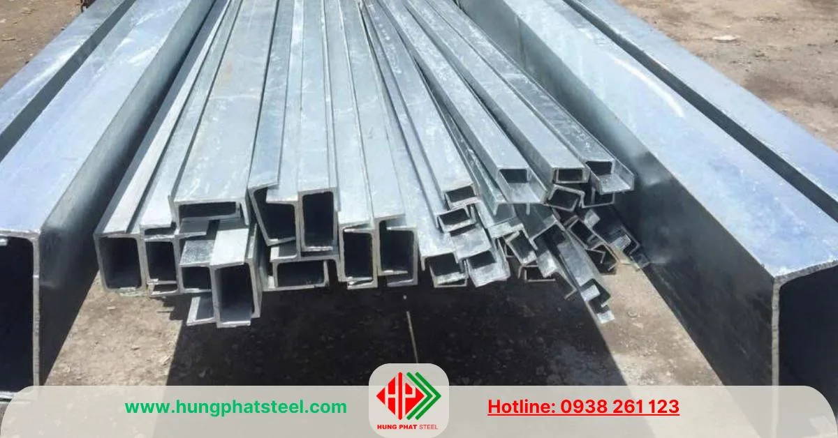 Thép hình U80 được mạ kẽm