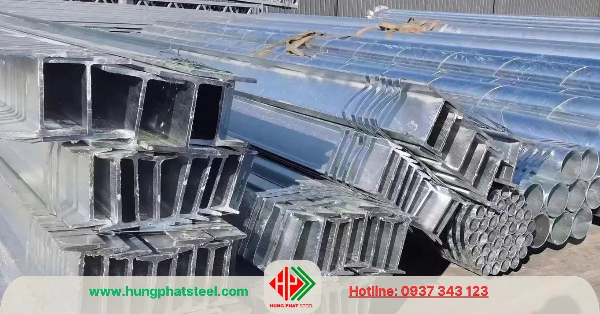 Thép hình i mạ kẽm