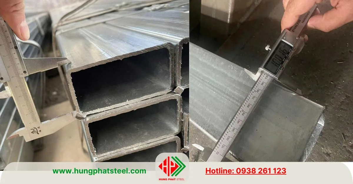 Thép hộp 50x100