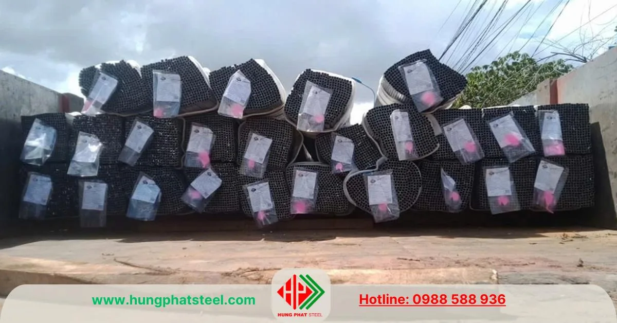 Thép hộp mạ kẽm 10x10
