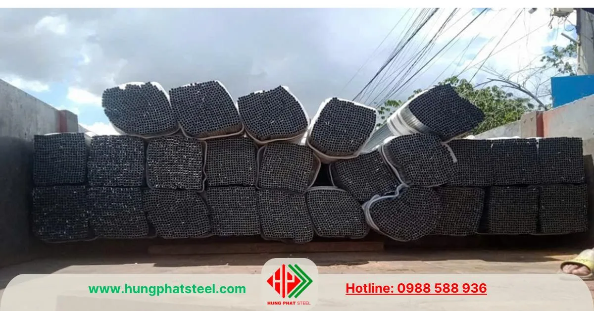 Thép hộp mạ kẽm 10x10