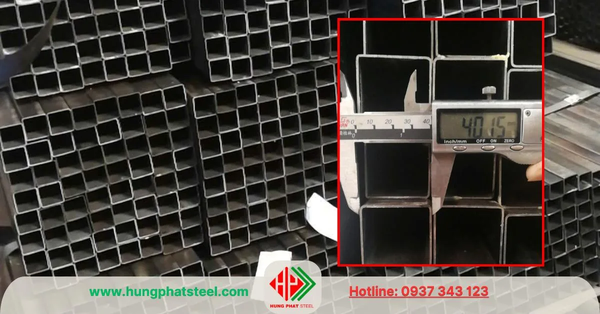 Thép hộp vuông 40x40