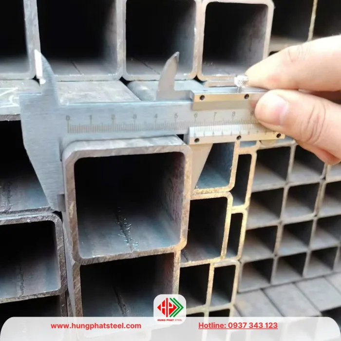 Thép hộp vuông cạnh 60x60mm